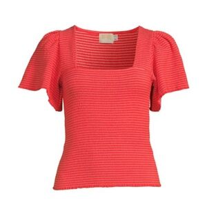 Nation LTD Scarlett smocked top XS